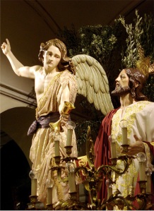 Jesús y Angel confortador